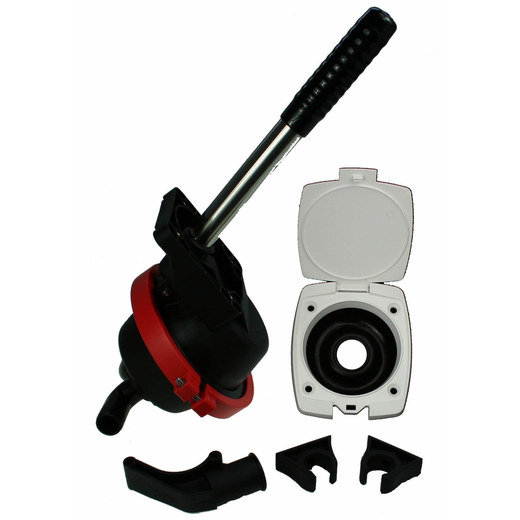 Lensepumpe, skott/dørk, justerbar inn/ut