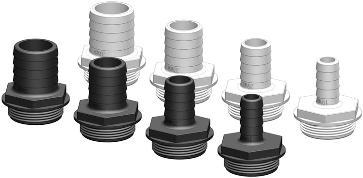 Hose connector for Y-valve composite