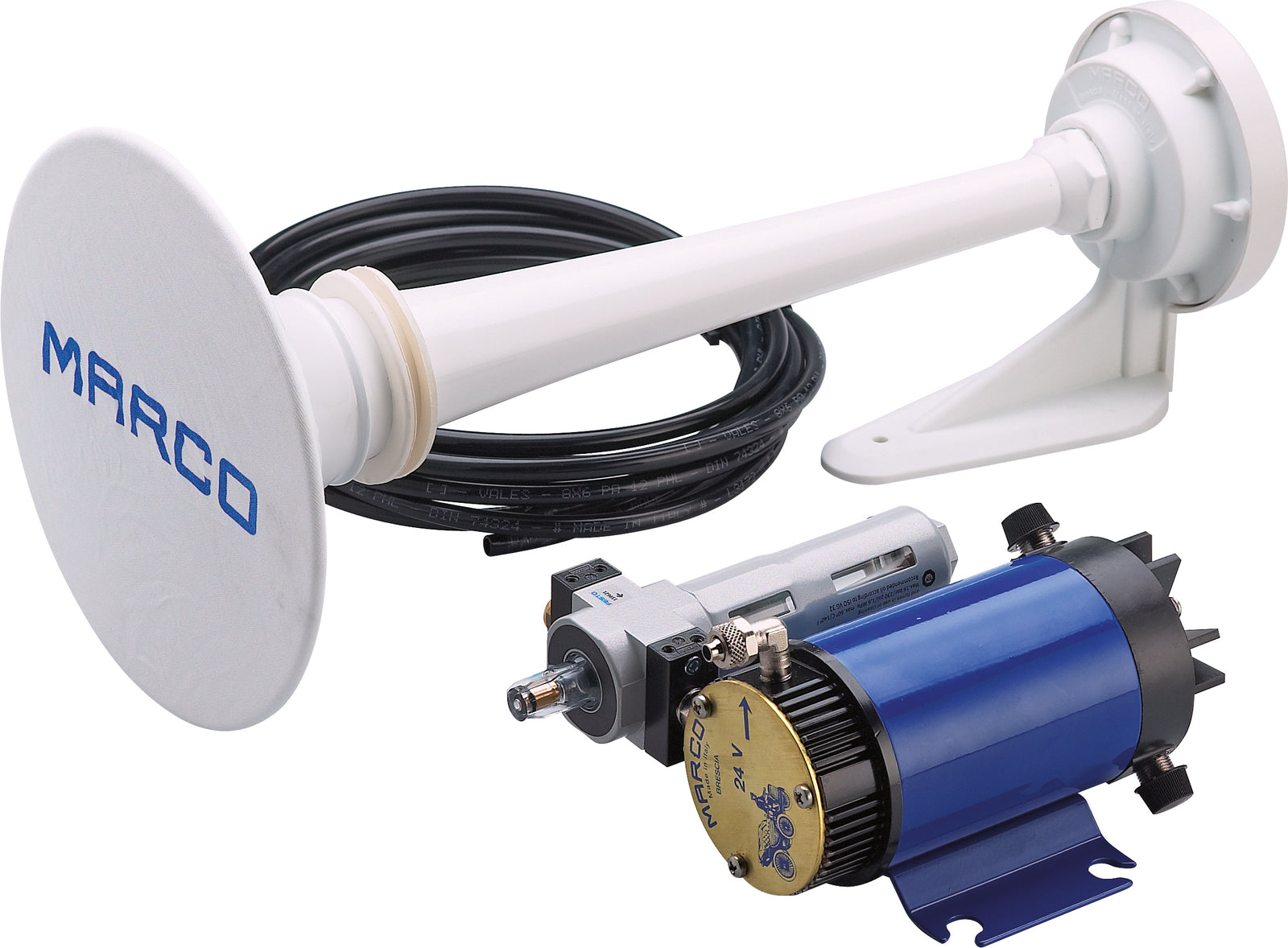 Signal horn, approved with compressor