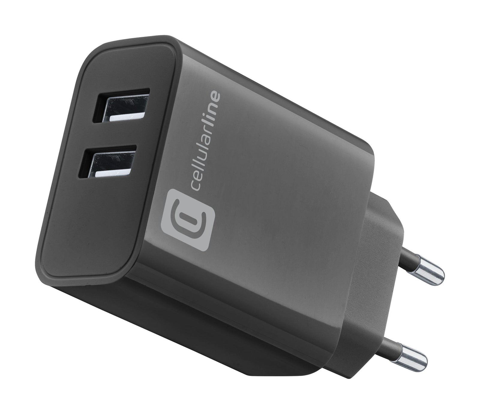 USB charger 220V with two ports 12W + 12W