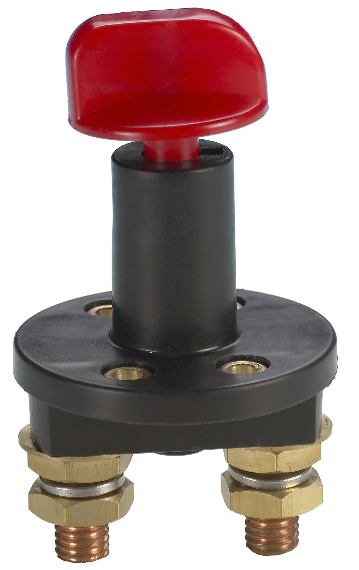 Main power switch with removable key, red