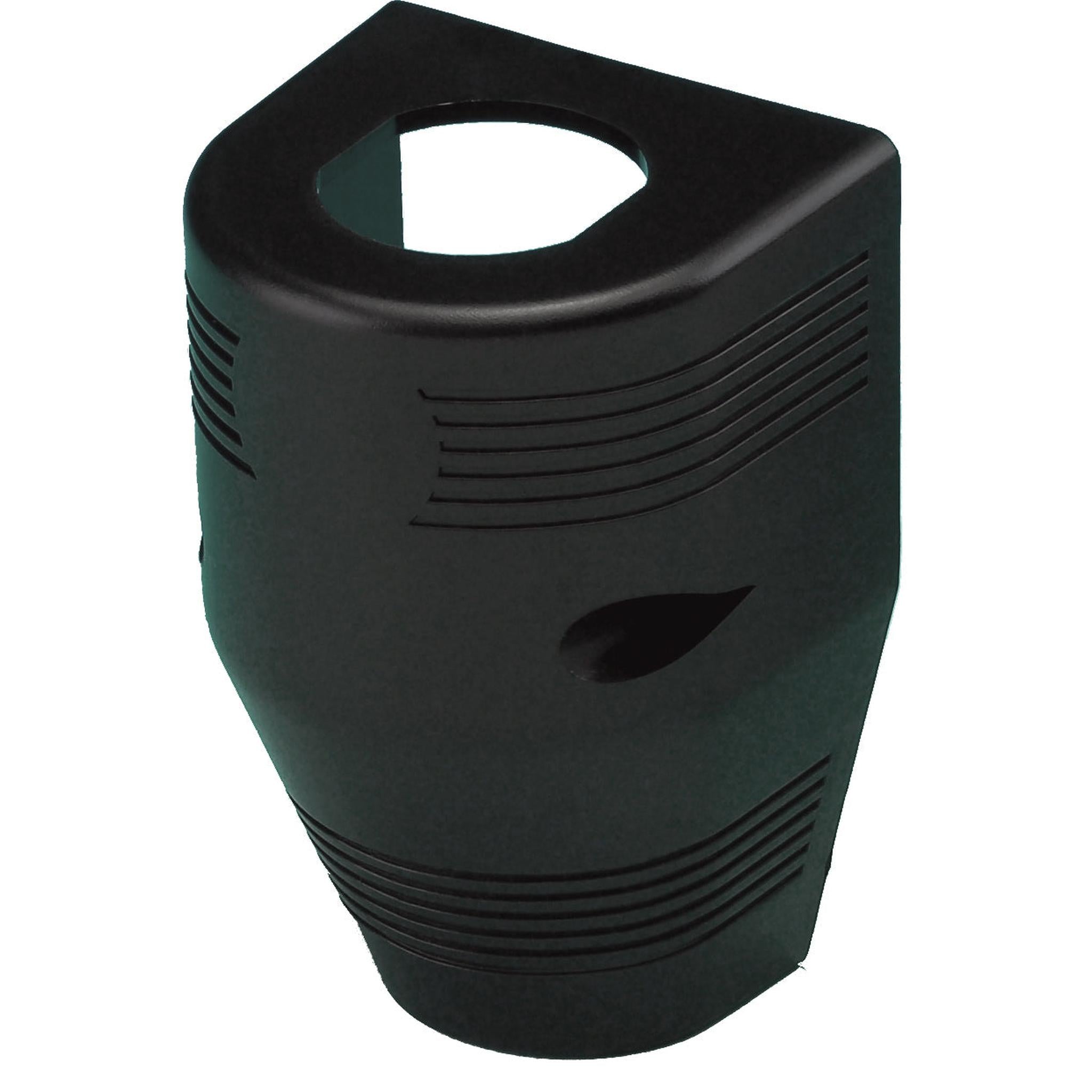 Deksel for utenpåliggende montering, sort