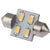 LED bulb festoon with 120° light angle