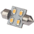 LED bulb festoon with 120° light angle