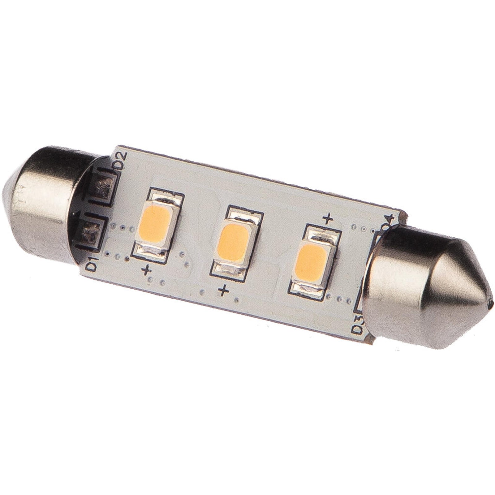 LED bulb festoon with 120° light angle
