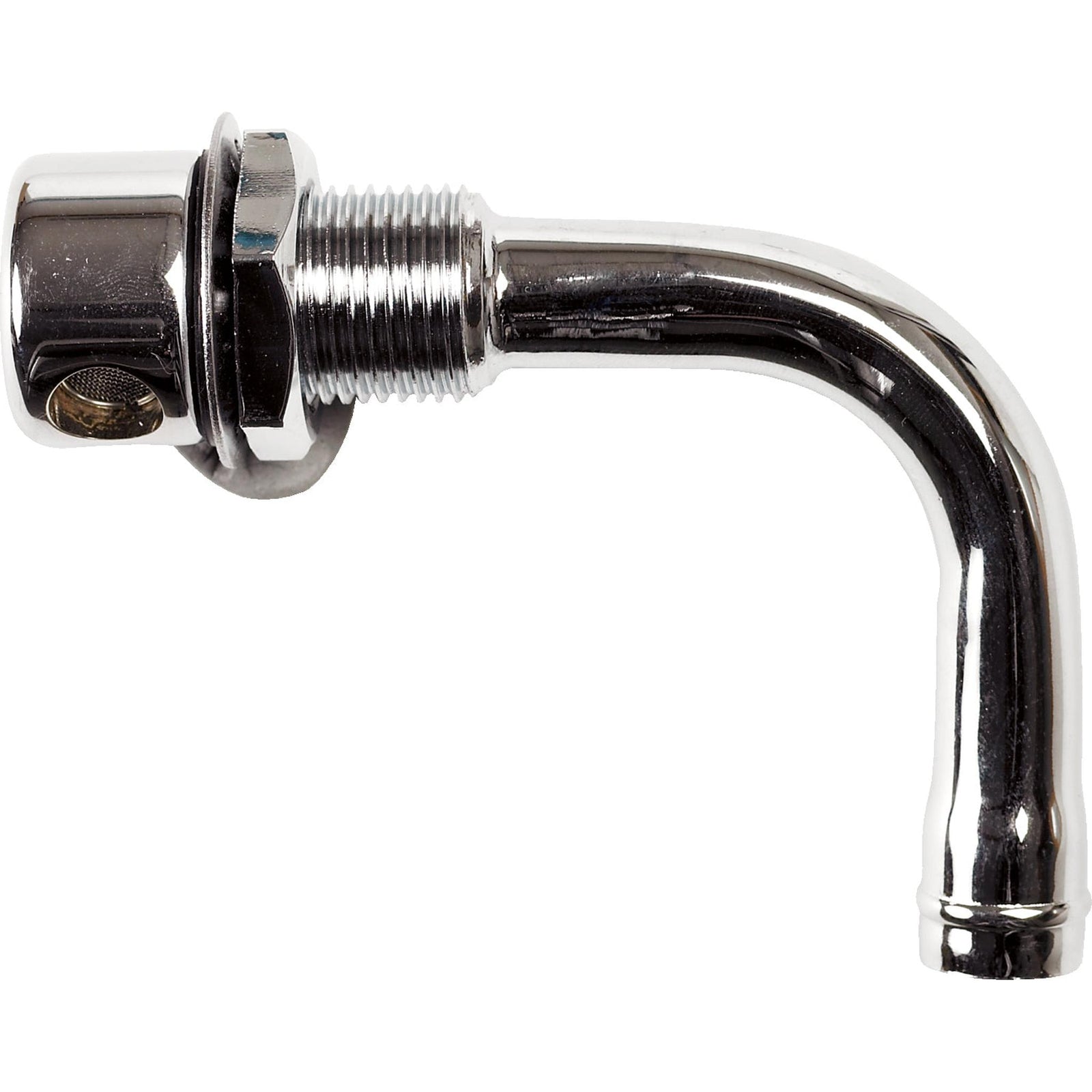 Tank breather bent, chrome-plated
