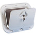 Glove box 375 x 275 mm, w/lock, white