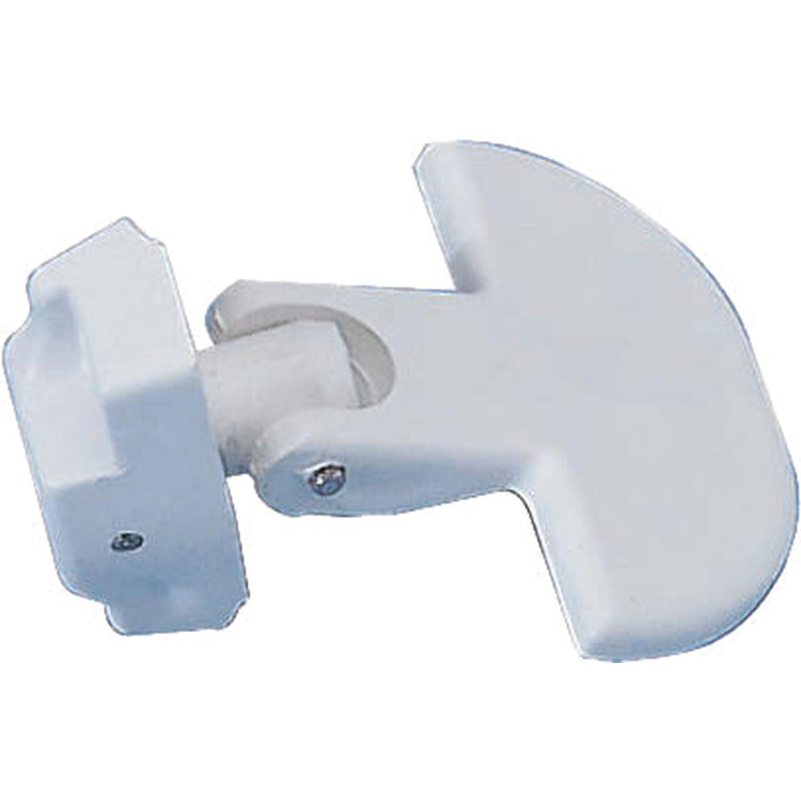 Spare handle ASA hatch standard crescent, white