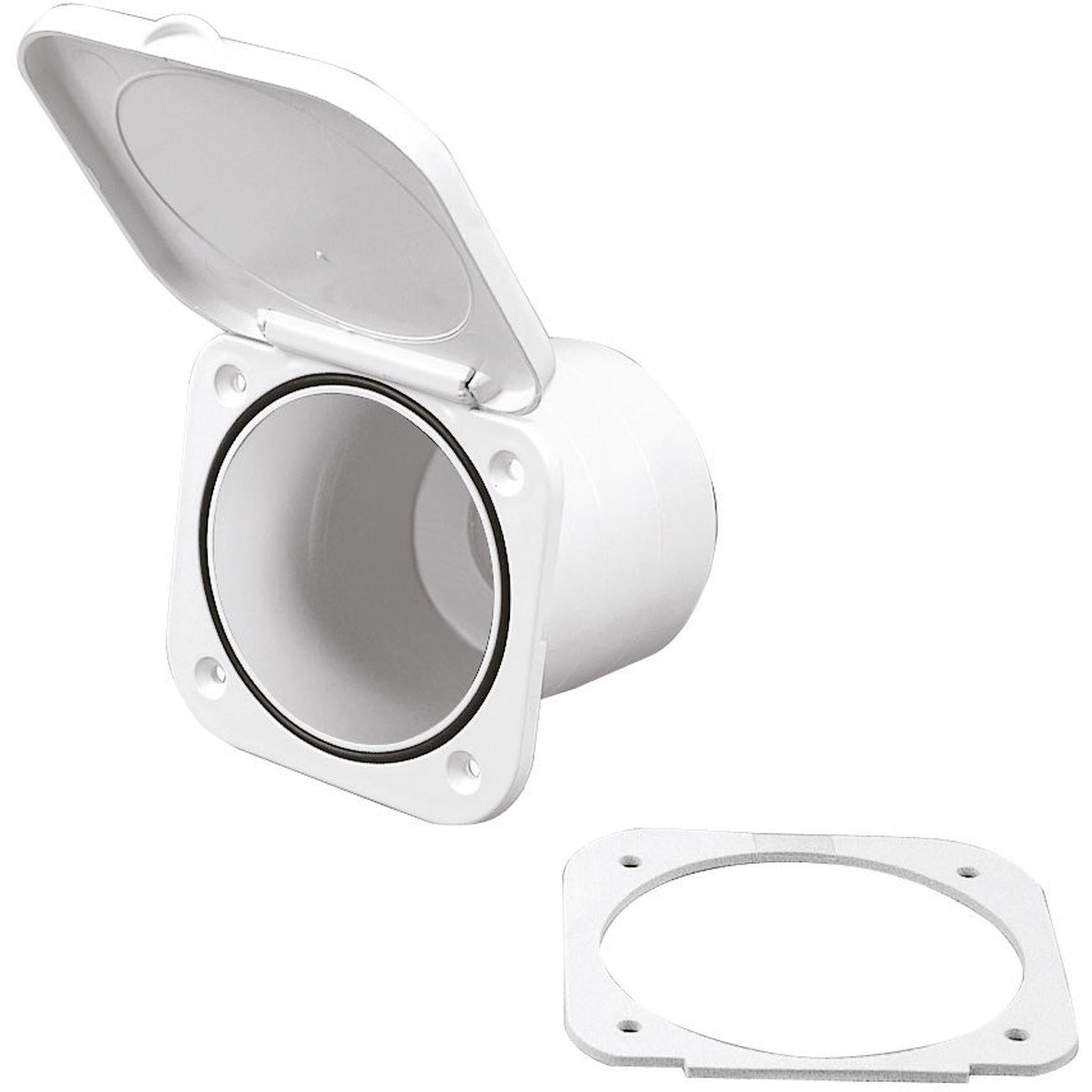 Boks for hovedstrømsbryter hvit