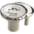 Tire fitting NR plastic/chrome w/valve 1 1/2" Fuel