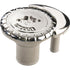 Tire fitting NR plastic/chrome w/valve 1 1/2" Fuel