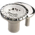 Tire fitting NR plastic/chrome w/valve 1 1/2" Fuel