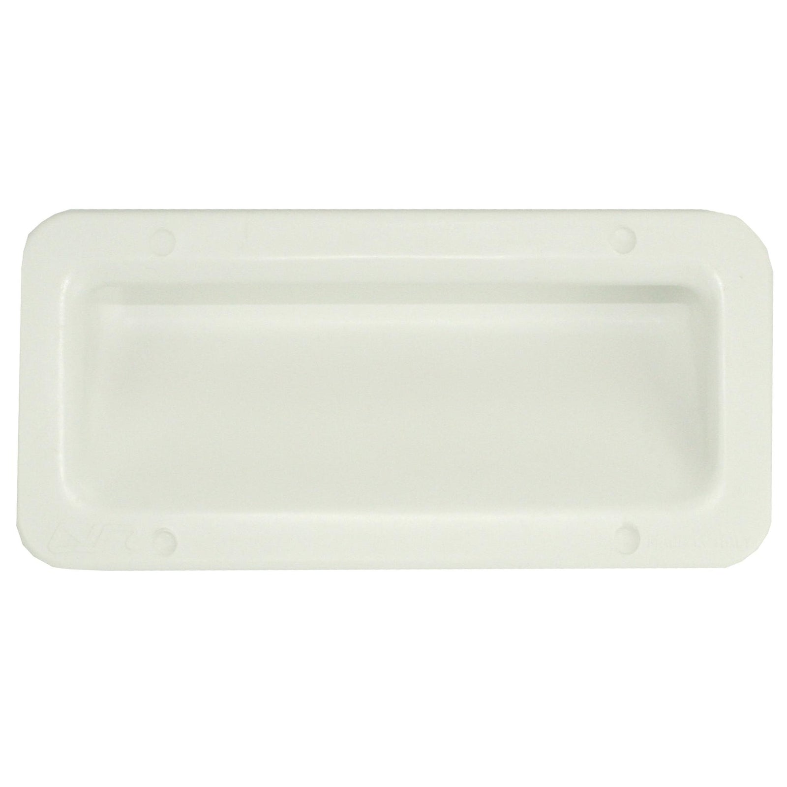 Plastic handle, recessed