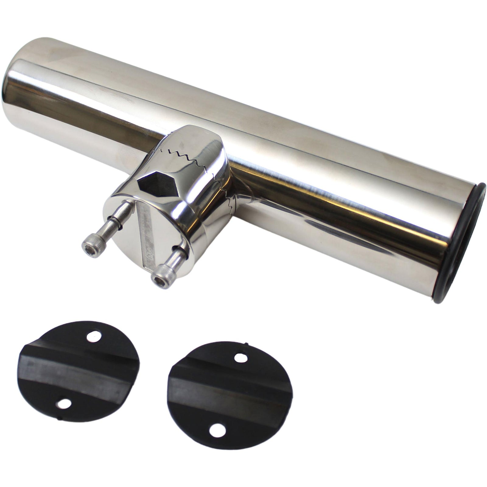 Fishing rod holder, acid-proof, for 25 mm pulpit