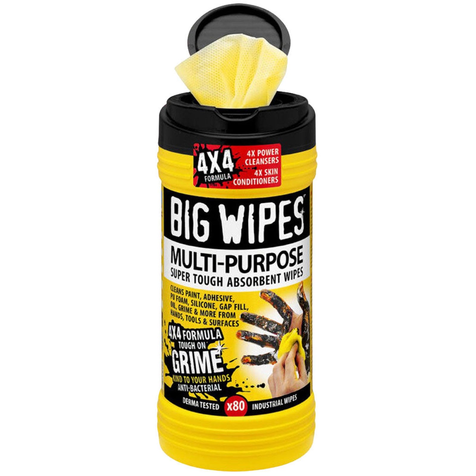 Big Wipes 4x4 hand cleaning wipes