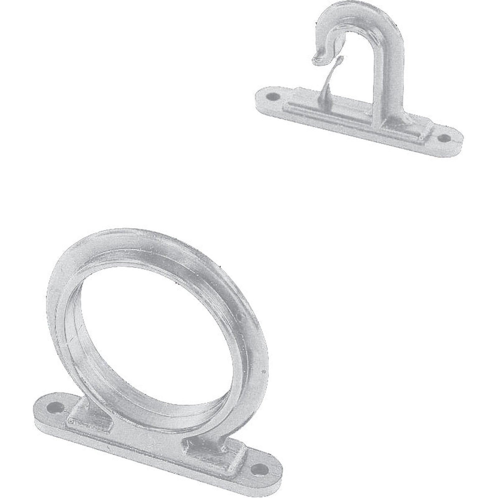 Fishing rod holder, two parts