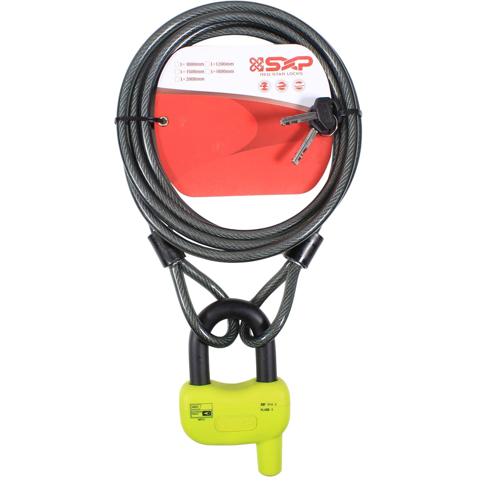 Lock package 2, lock + wire