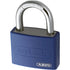 Abus Padlock T65 AL/40C MyLock, blue