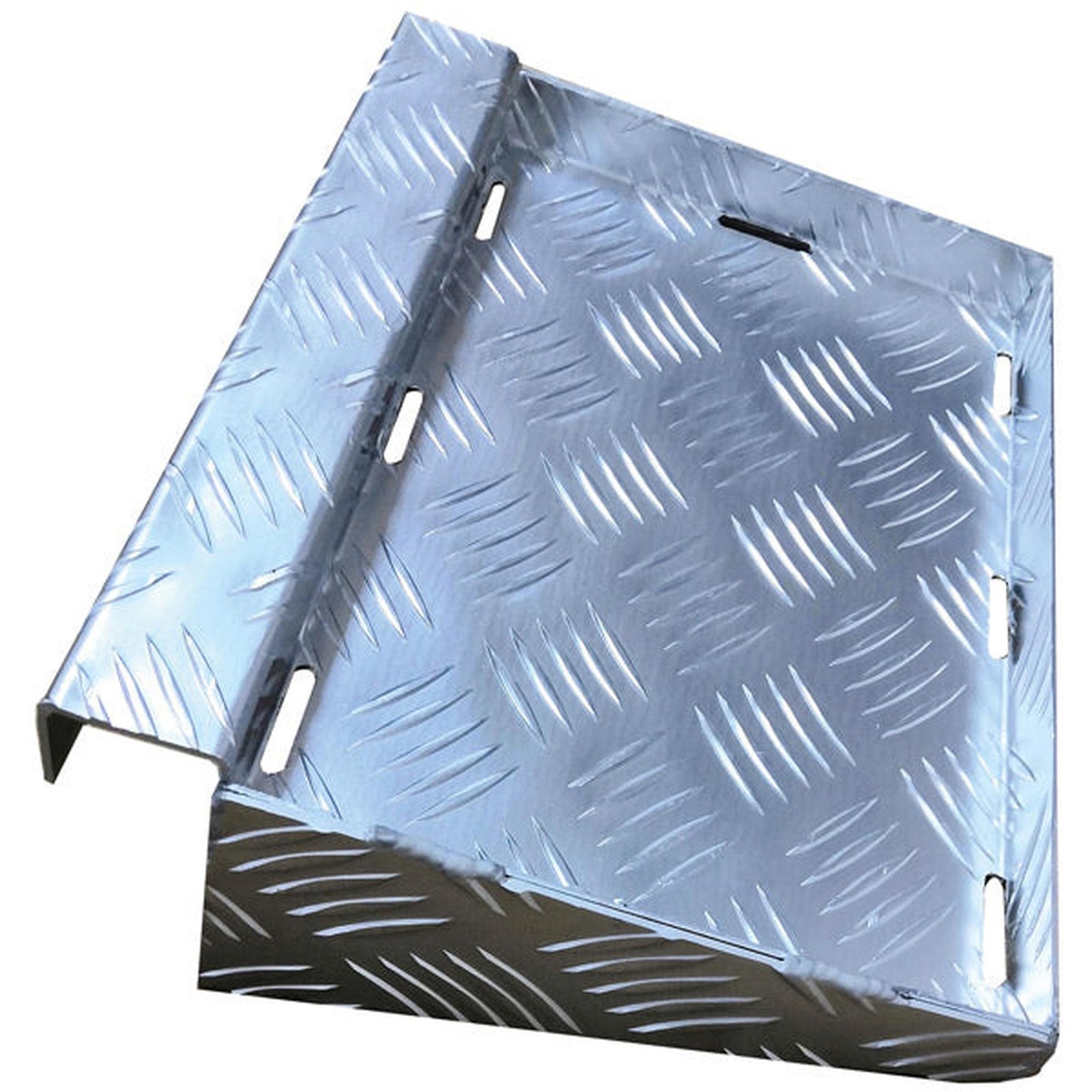 Battery box holder for trailer beam ALU