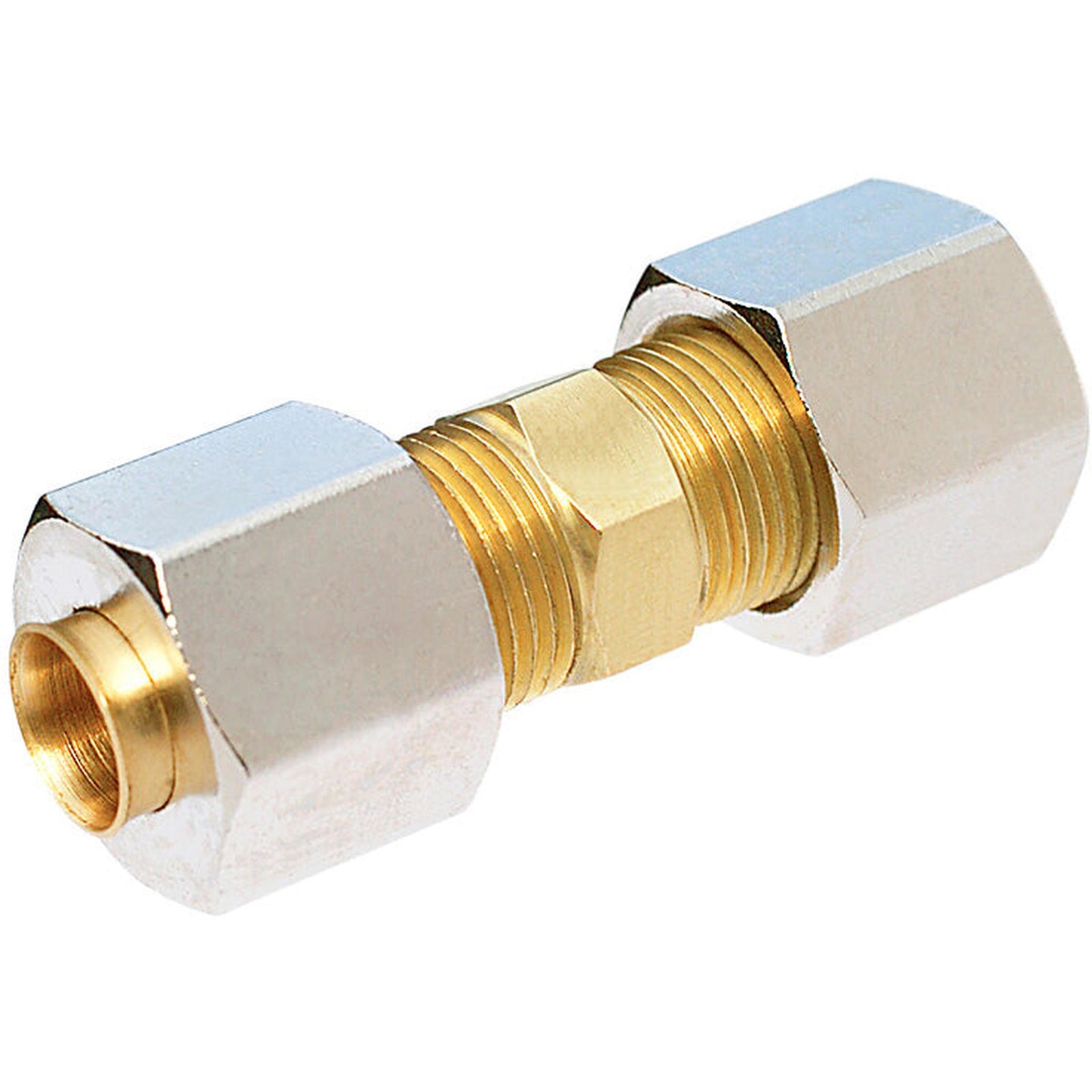 Skjøtestykke for kobberrør  8 - 8 mm