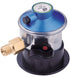 Gas regulator click-on 1/4" thread outlet