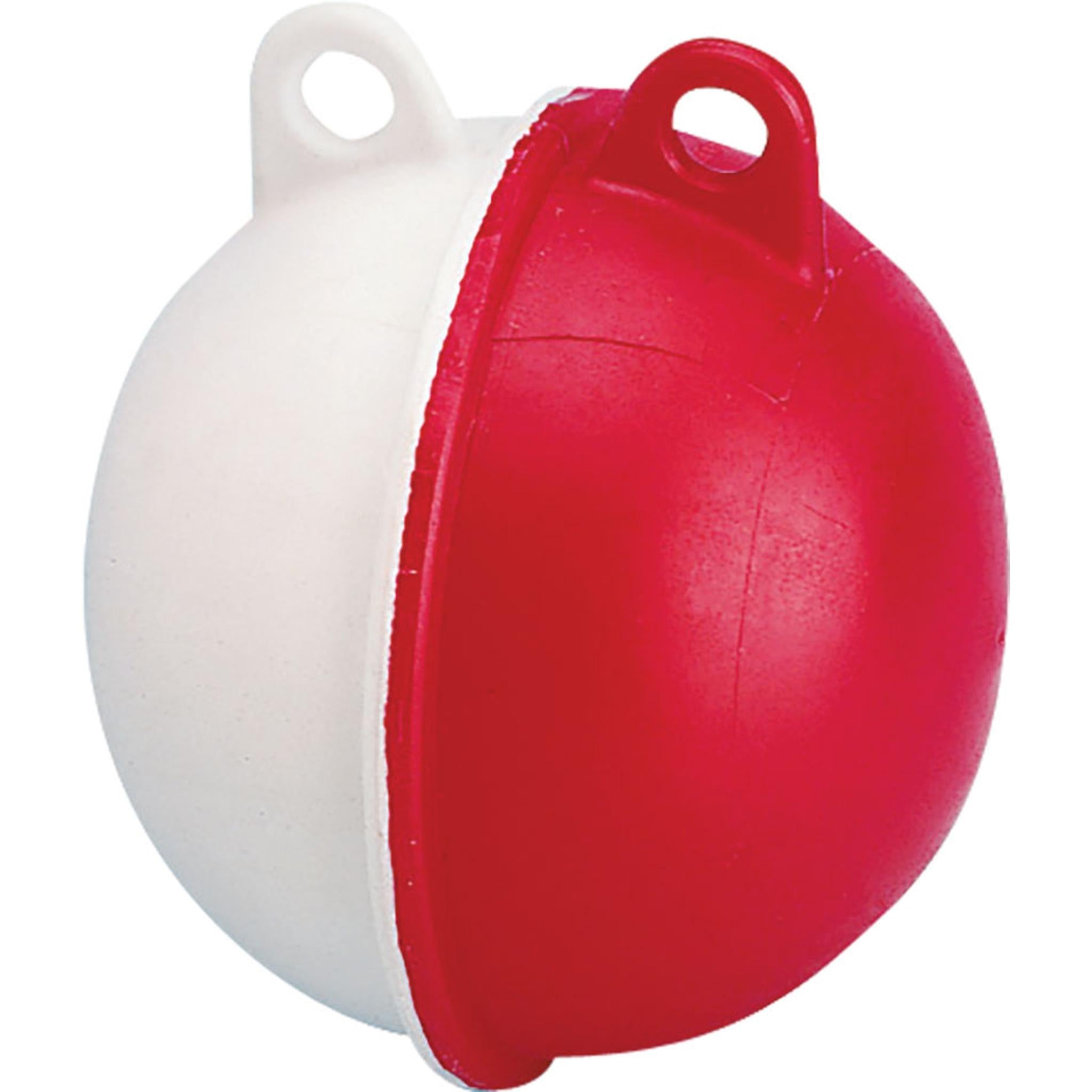 Yarn blower ball Ø130mm w/2 eyes white/red