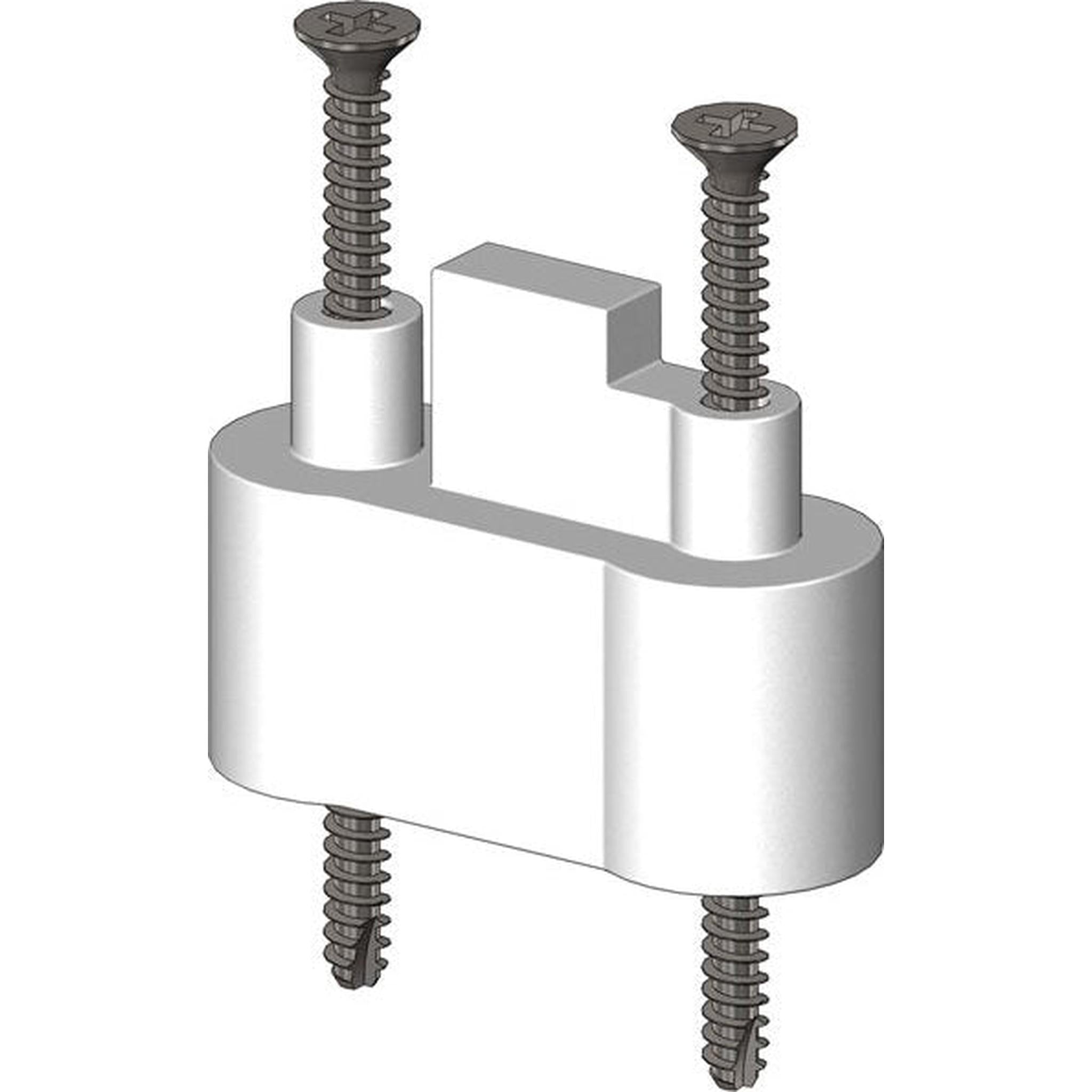 TruDesign Avstandsstykke til 3-veis Aquaventil Hvit