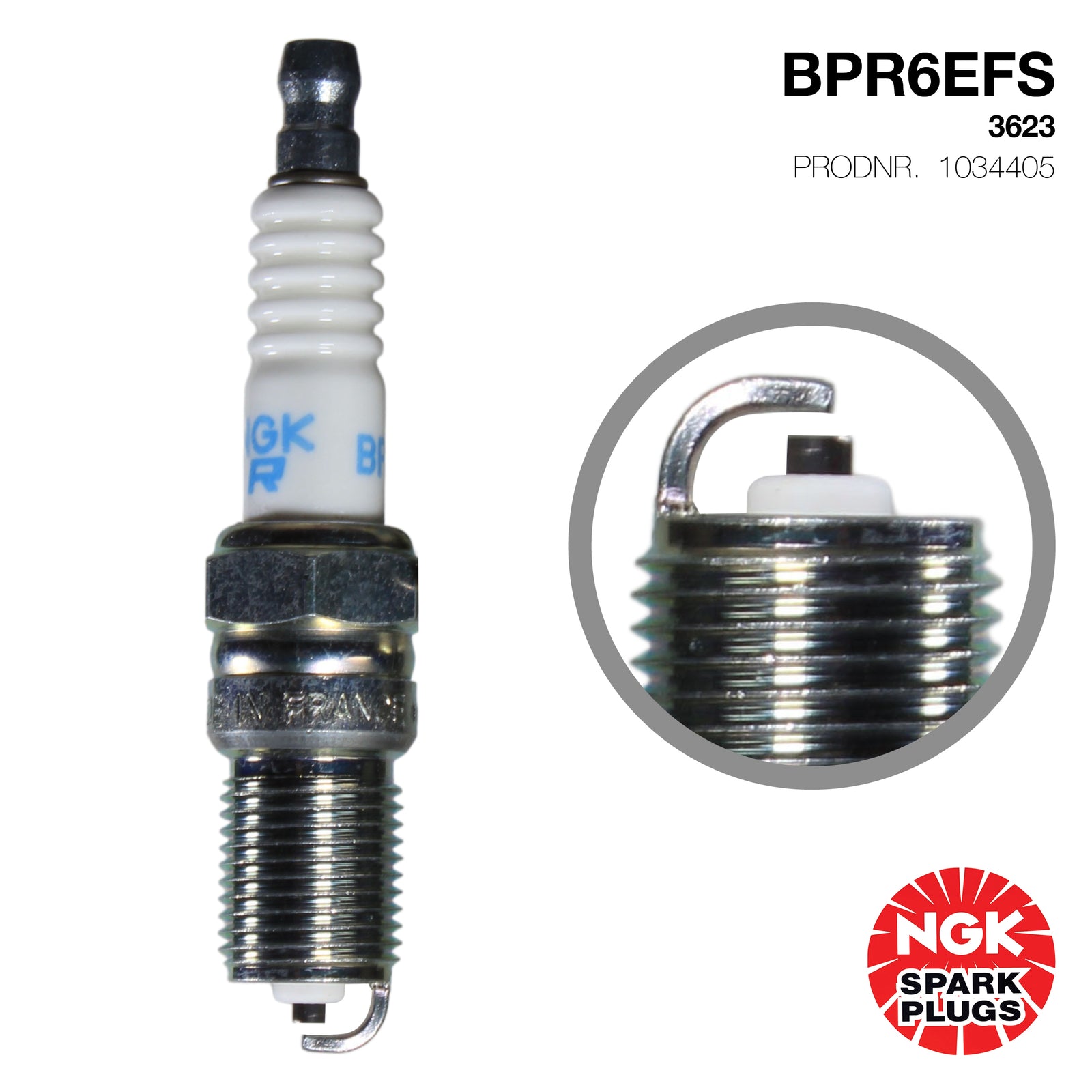 NGK Spark Plug BPR6EFS