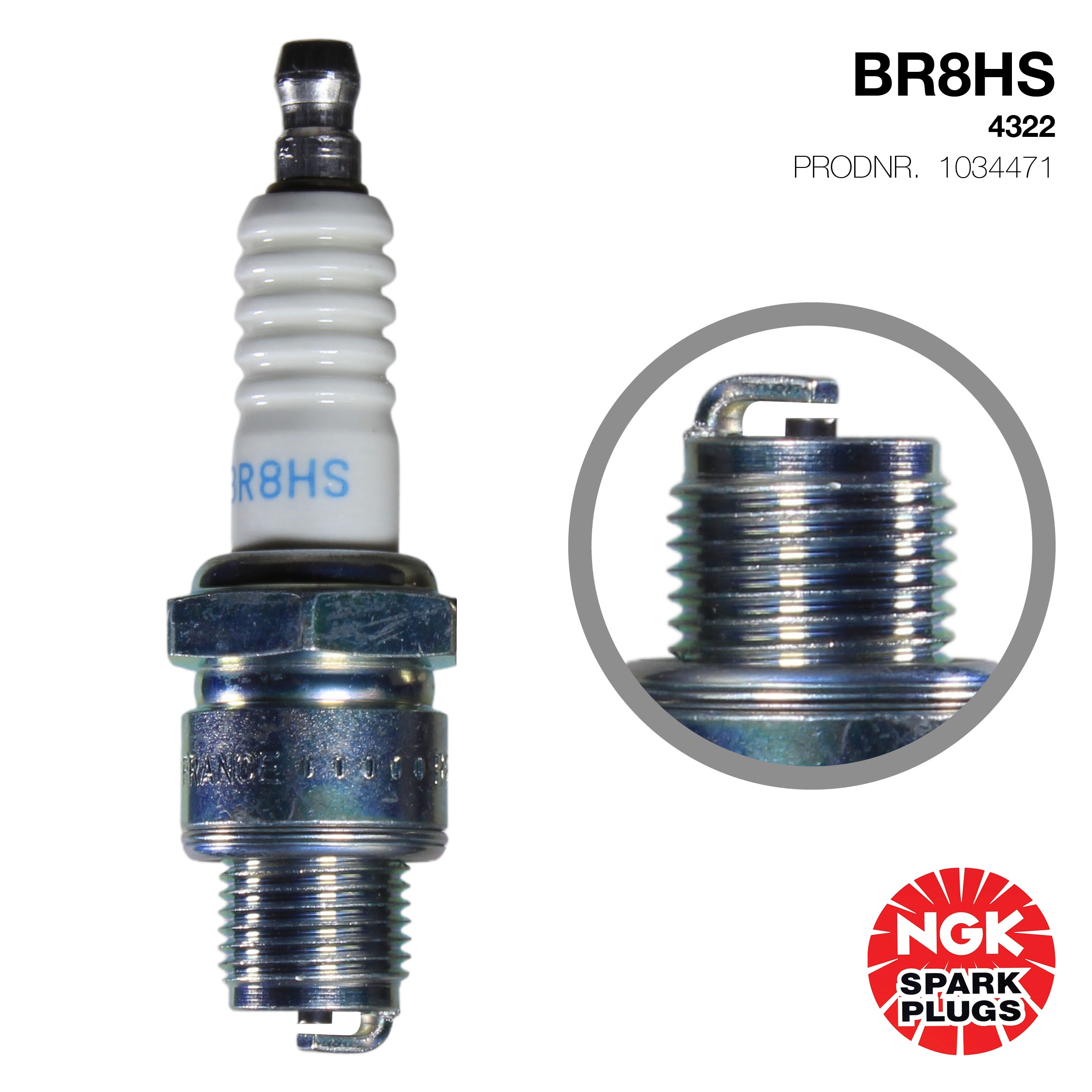 NGK Spark Plug BR8HS