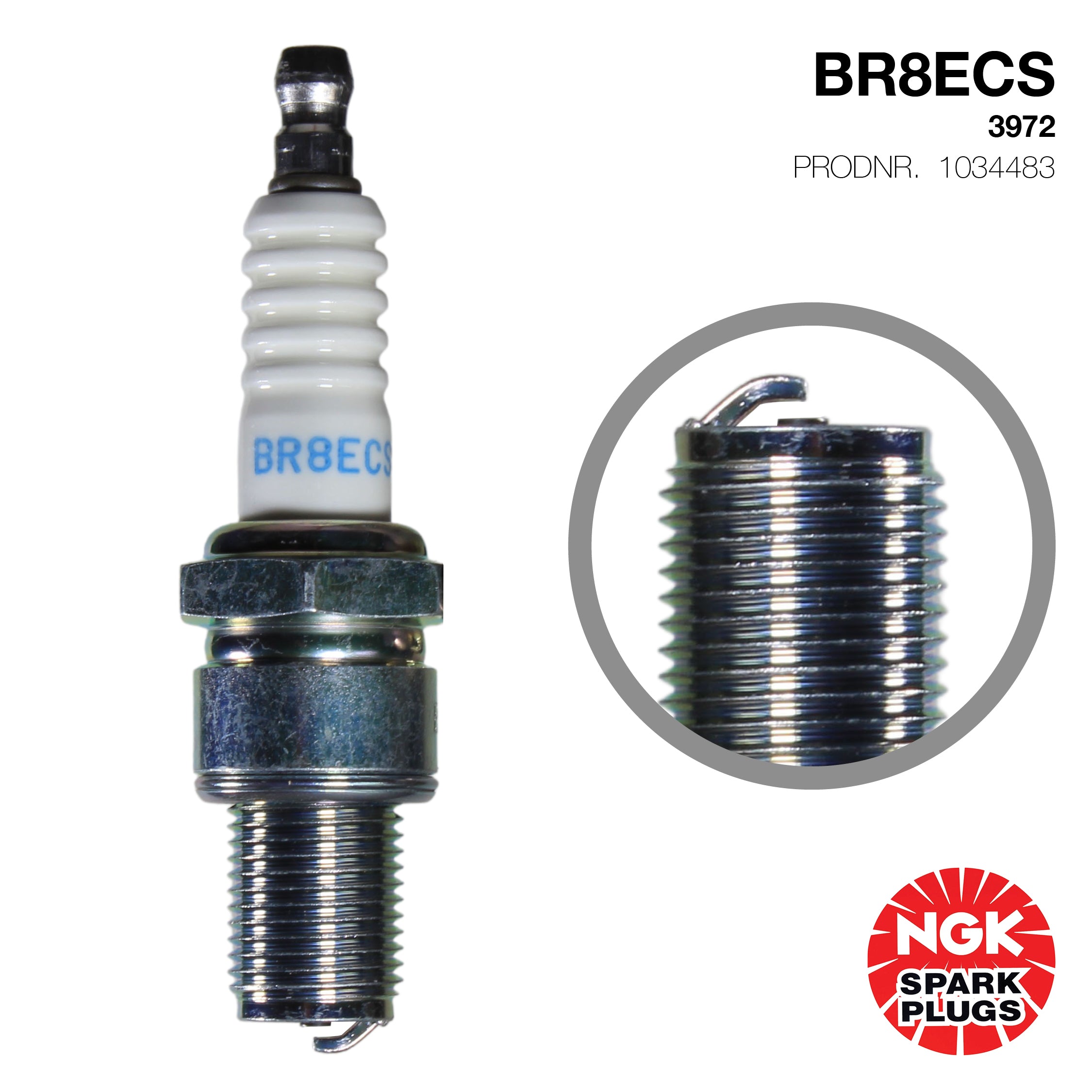 NGK Spark Plug BR8ECS