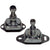 Engine silencer w/bolt MTR