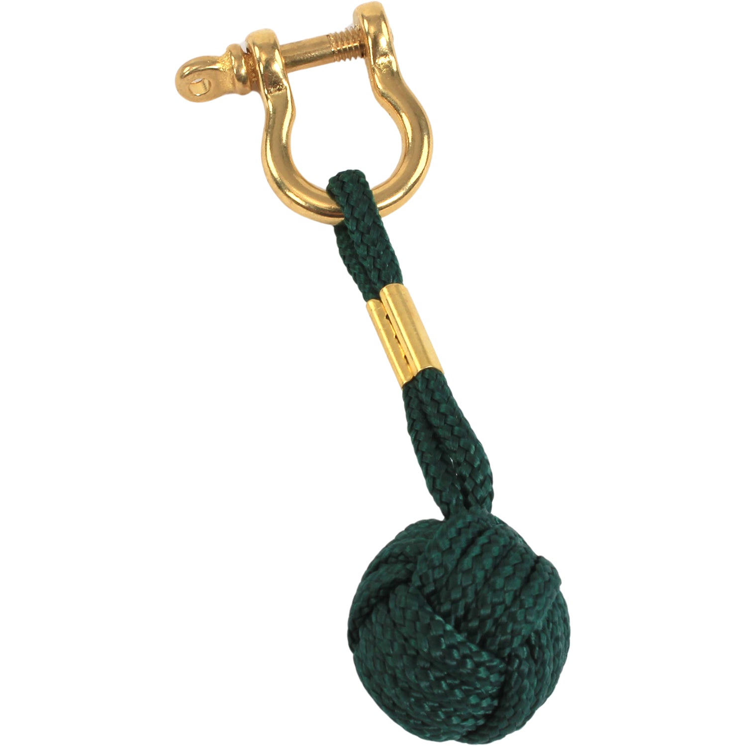 Nøkkelring med knute og sjakkel - assorterte farger