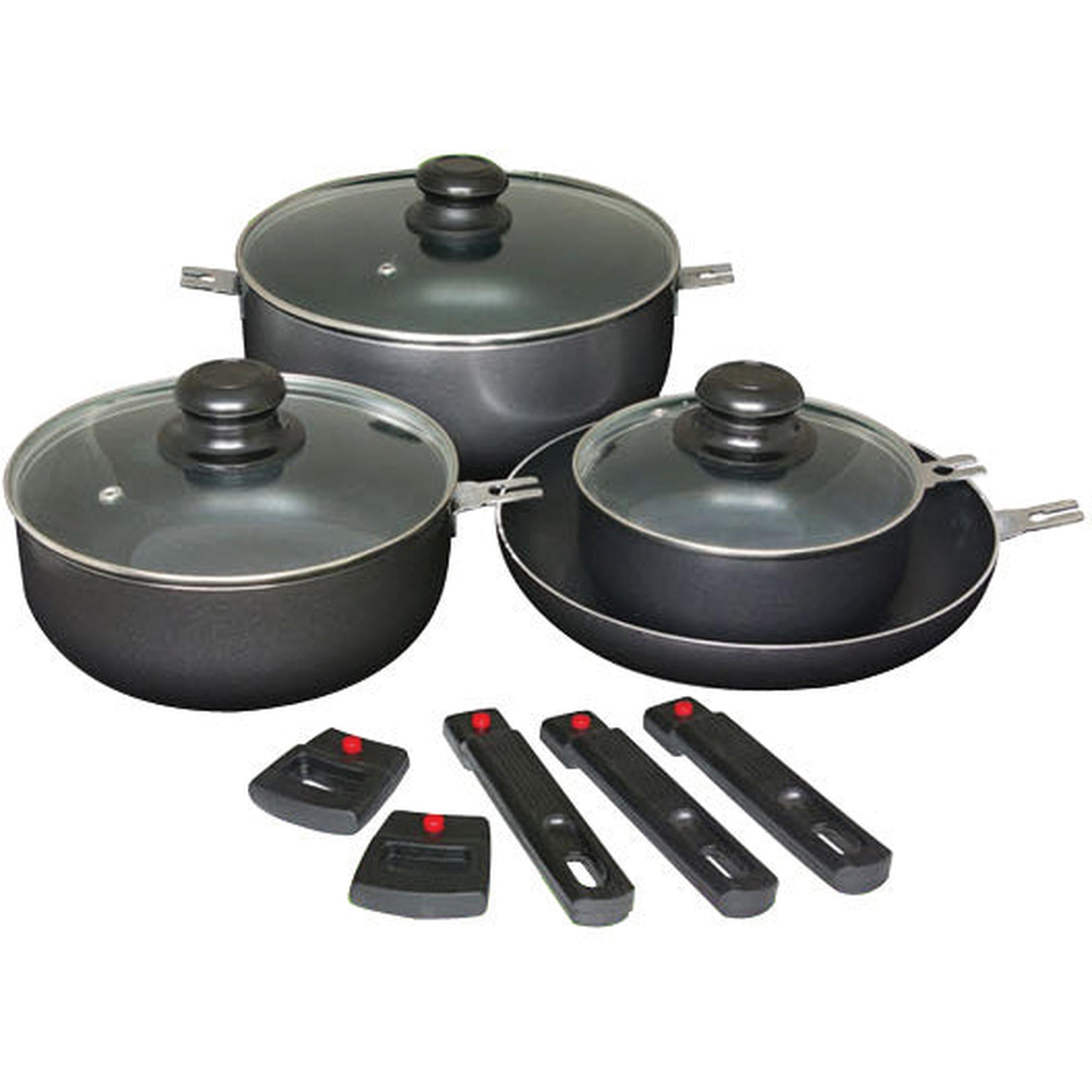 Grytesett m/avtakbare håndtak