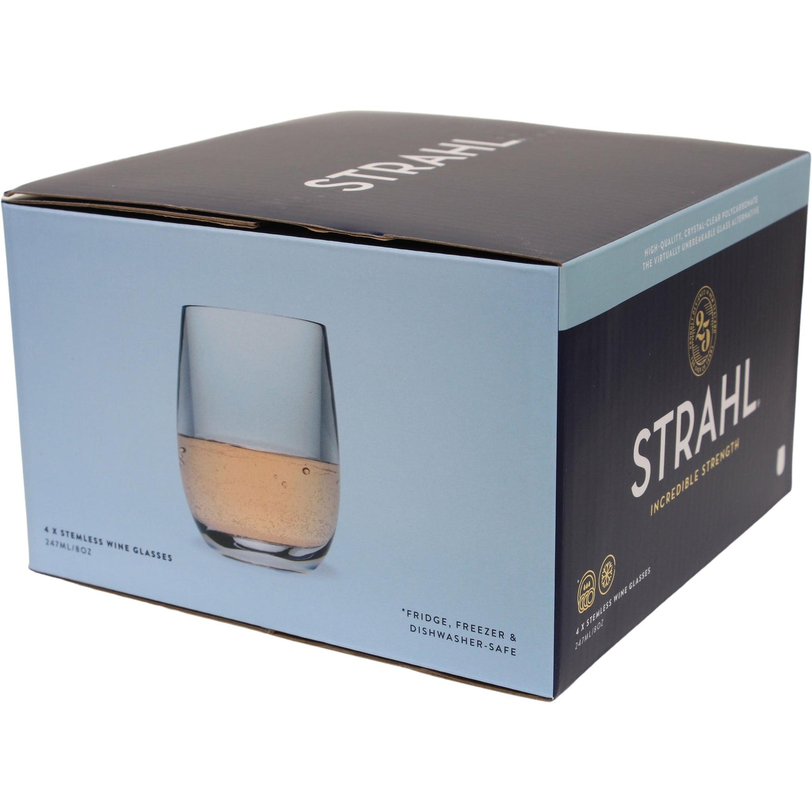 Strahl Wine glass unsealed gift pack 247ml 4 pcs