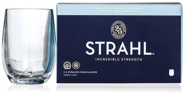 Strahl Wine glass unsealed gift pack 384 ml 4 pcs