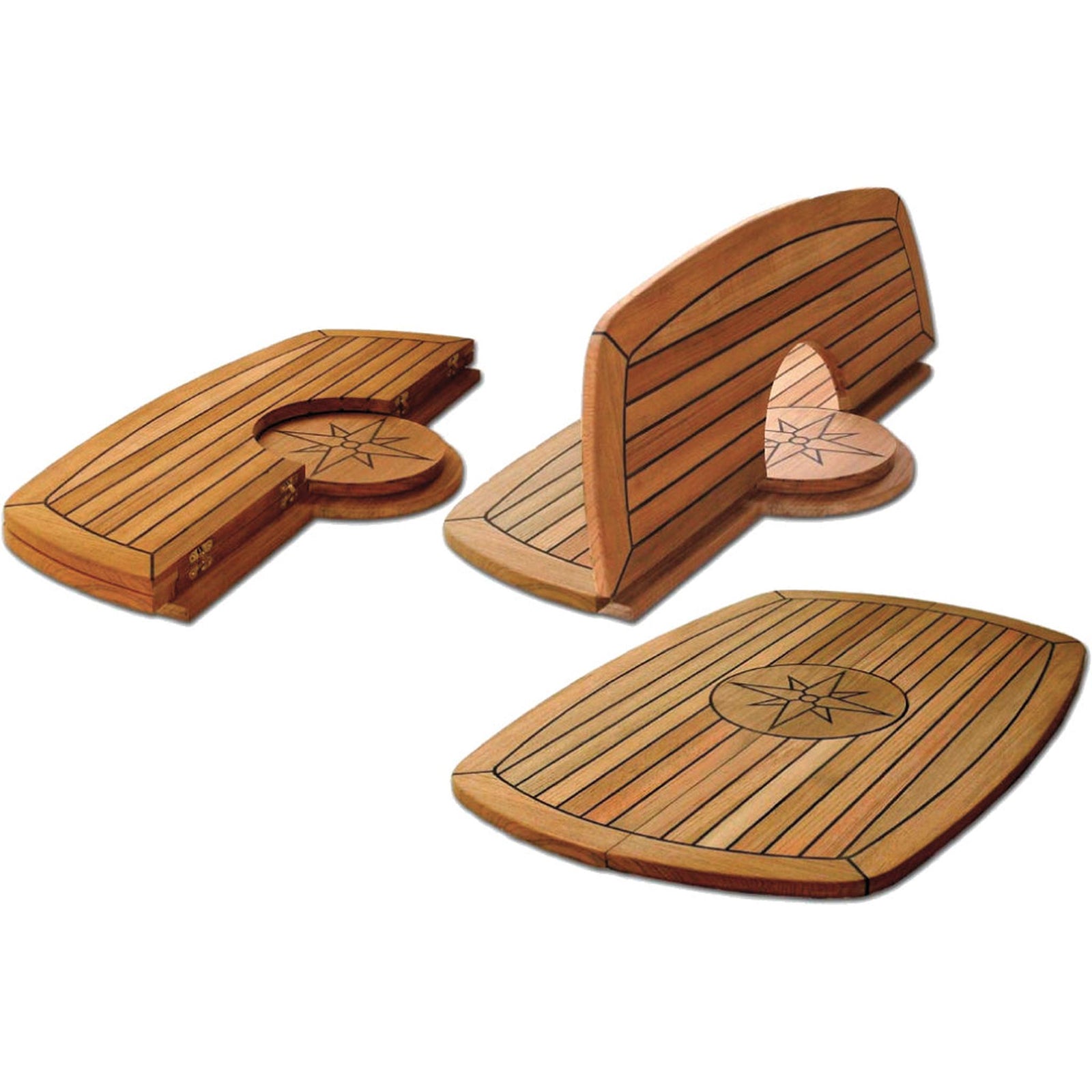 Bordplate, Nautic Star, circle 29/58 x 93 cm