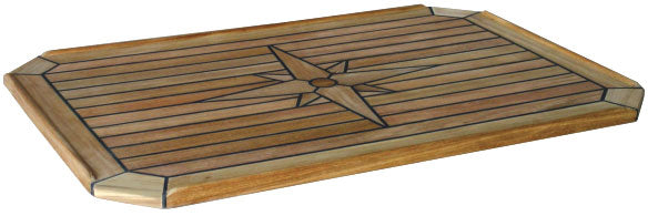 Table top Nautic Star, rectangular