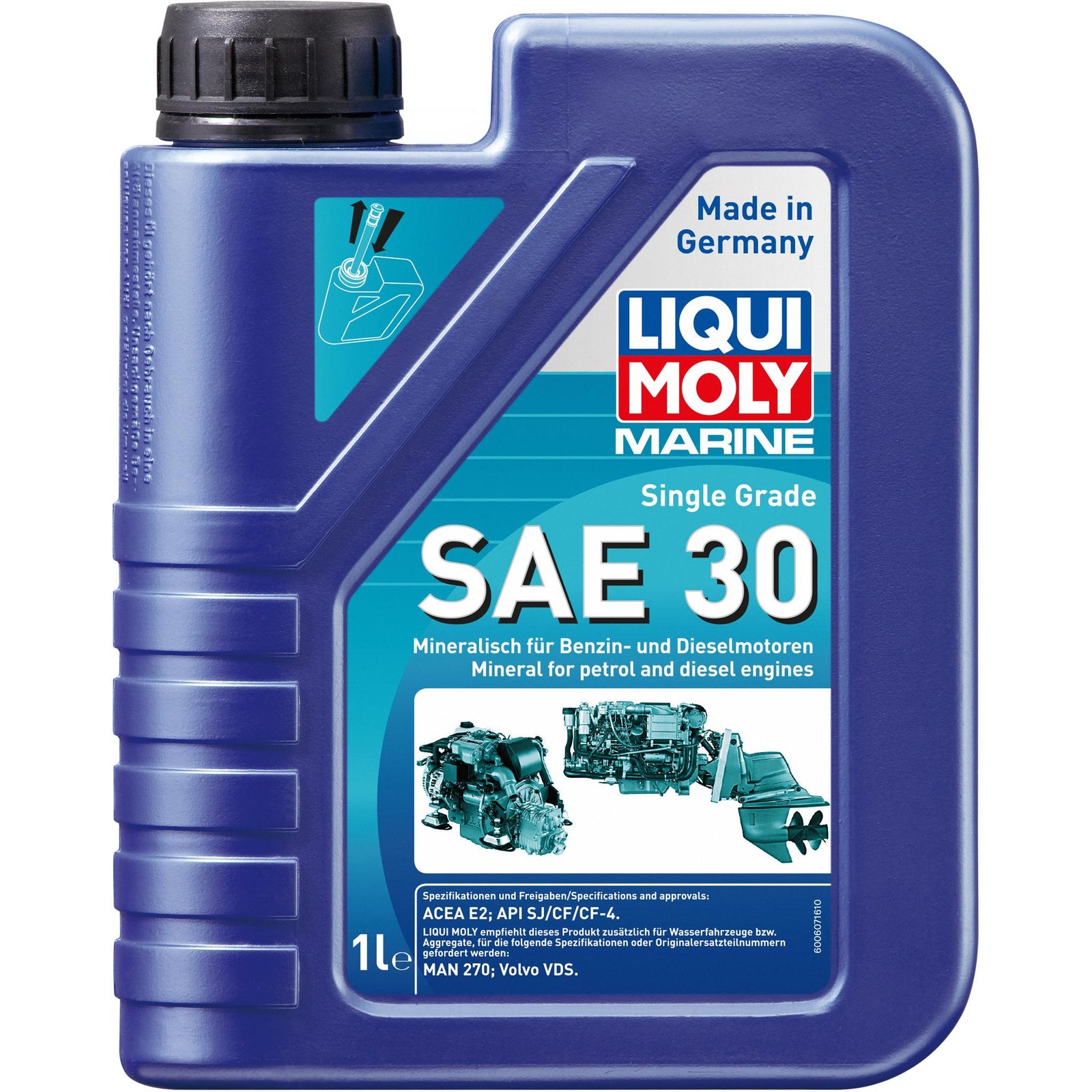 Liqui Moly Marine Single Grade SAE 30 1 l