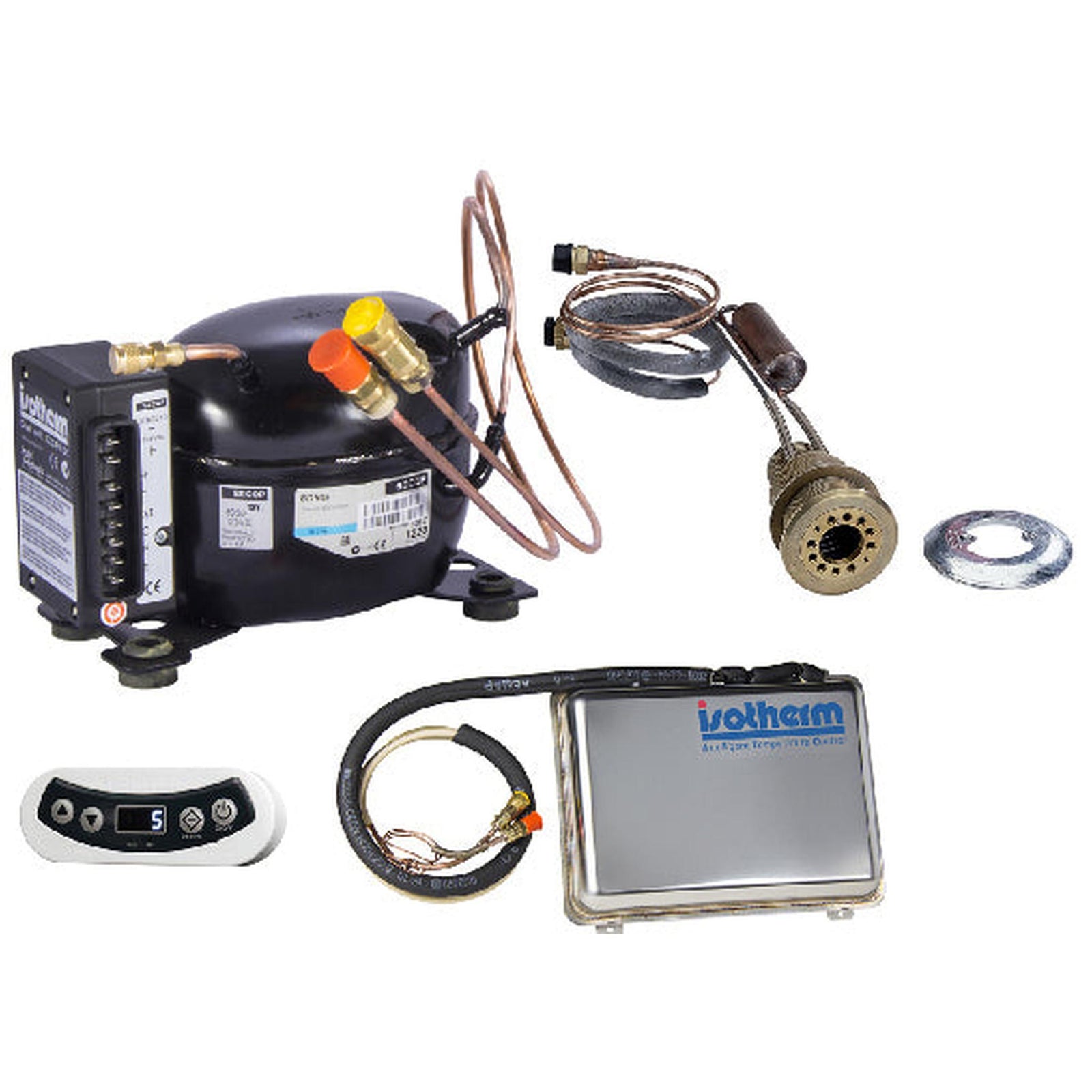 Isotherm ITC+ water-cooled refrigeration unit 150/50 l