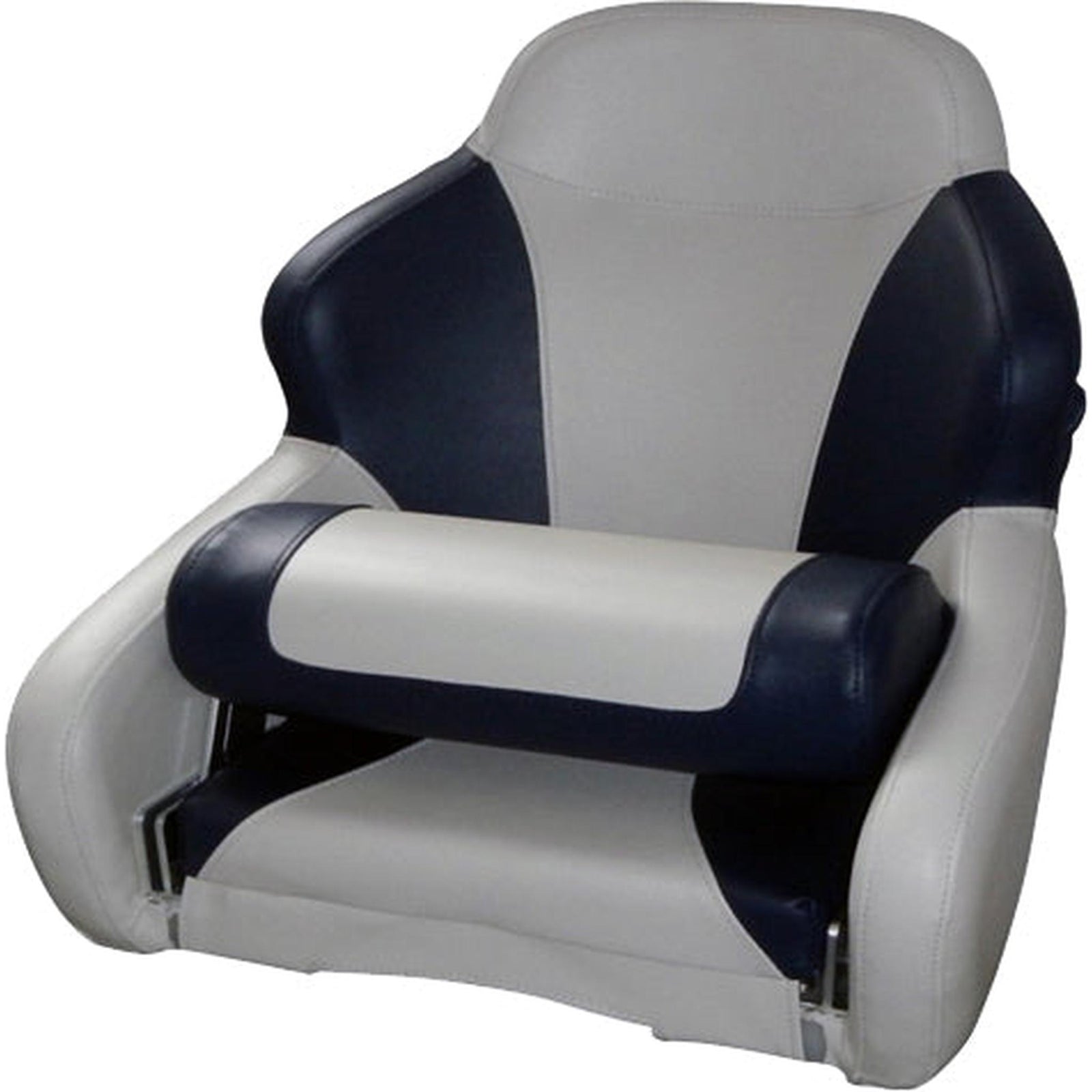 Boat chair SD52 flip-up, dark blue/light grey