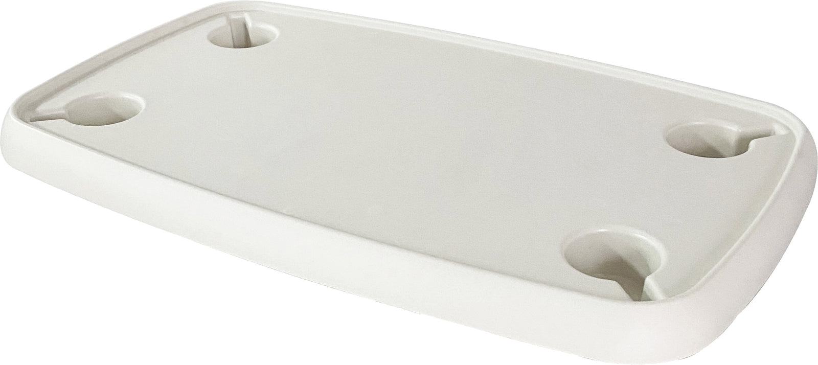 Table top, rectangular with 4 bottle holders