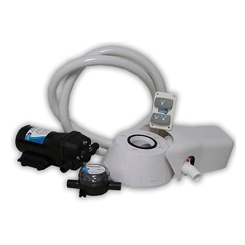 Jabsco Quiet Flush kit with pump