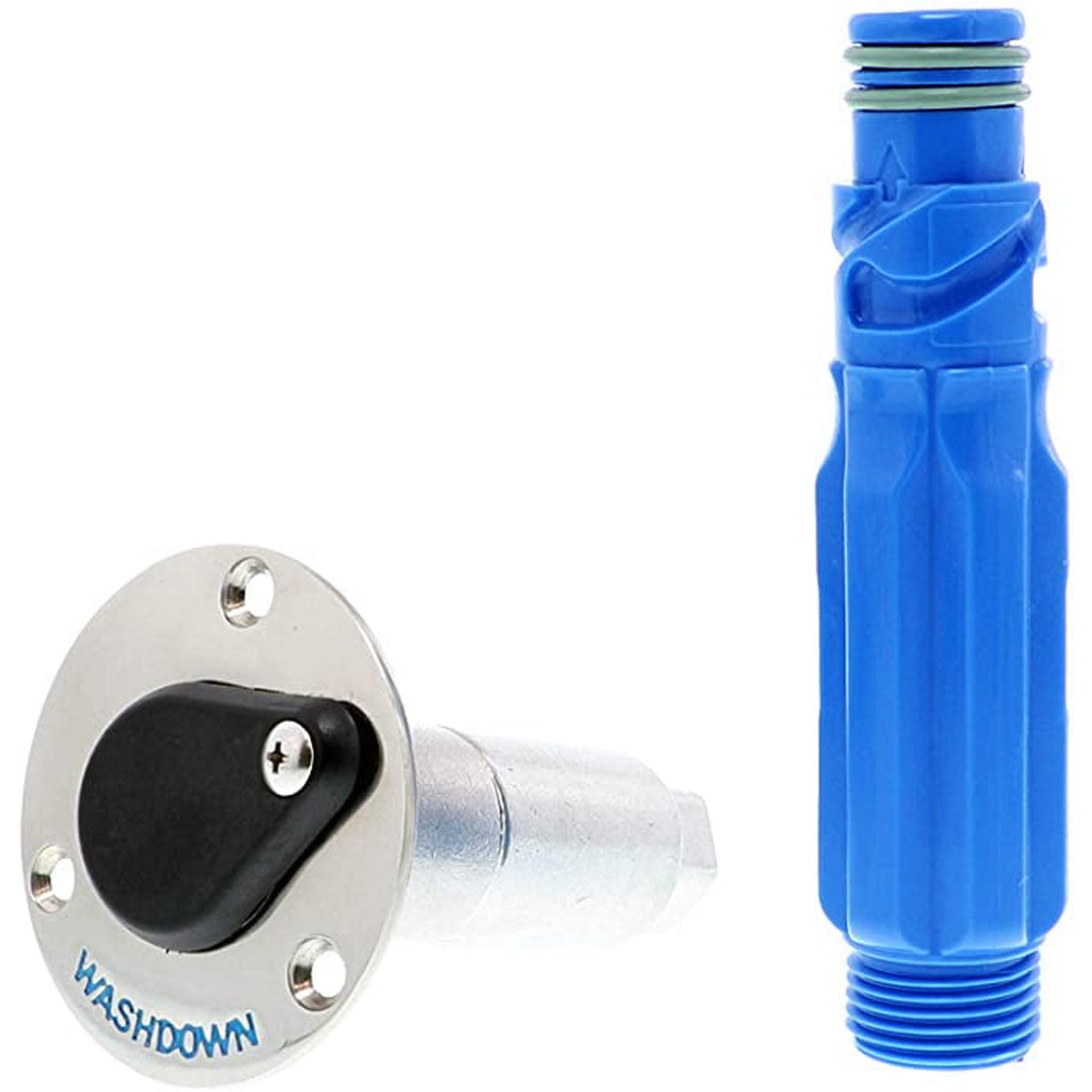 Acid-proof deck screw fitting flush for Jabsco