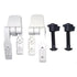 Hinges for toilet seat compact