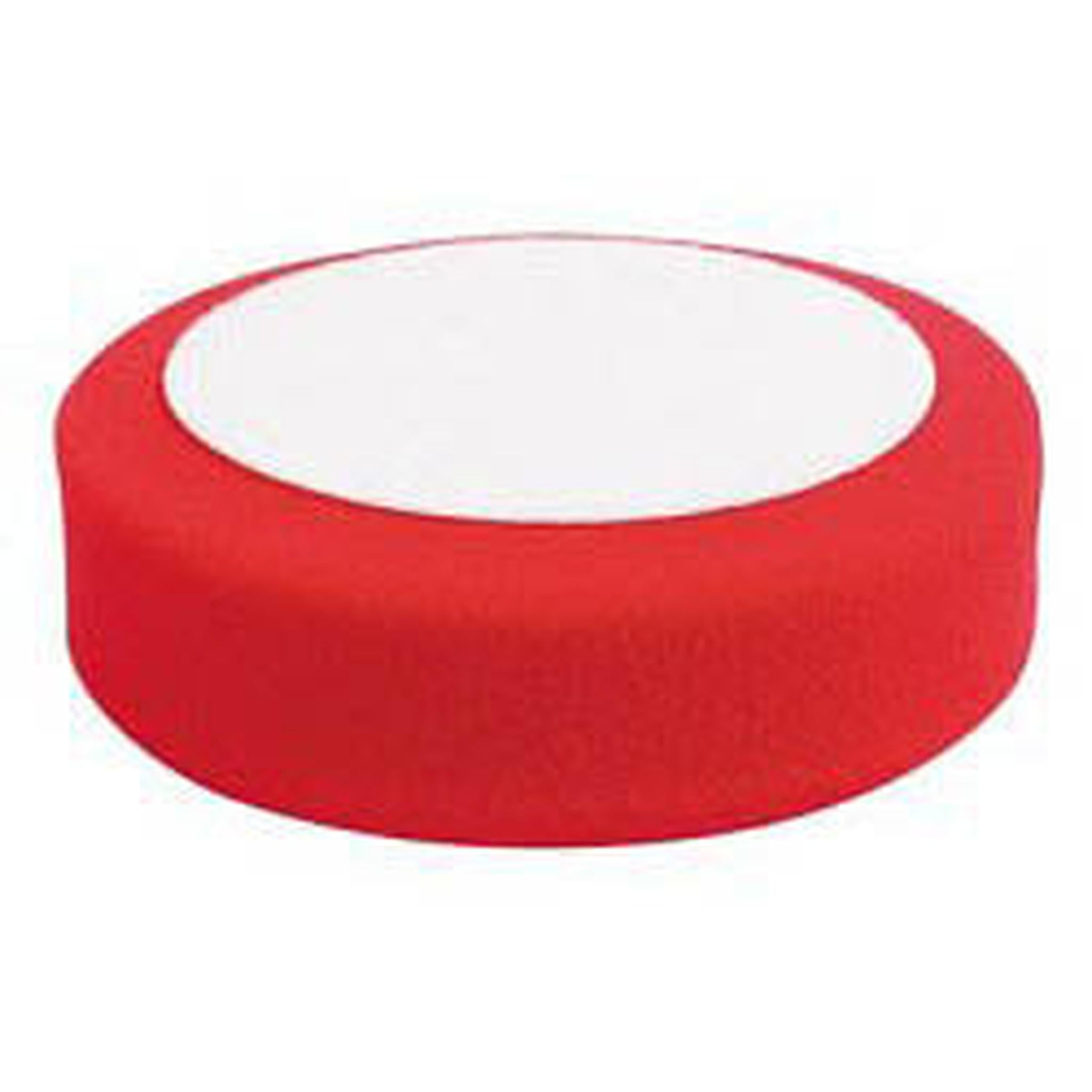 Roundel w/drill lock, fine red