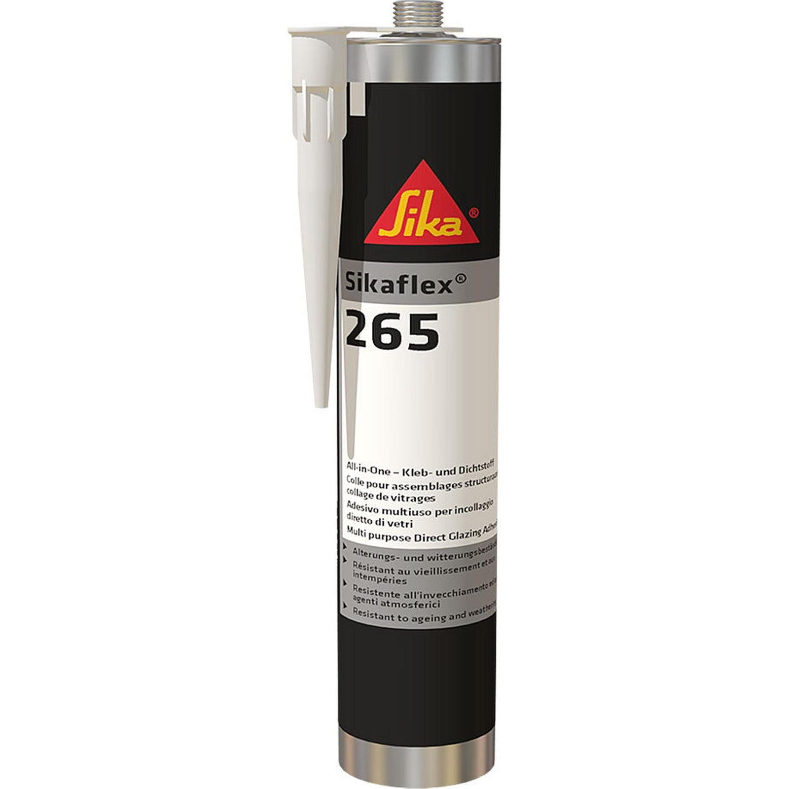 Sikaflex-265 Glasslim sort 300 ml