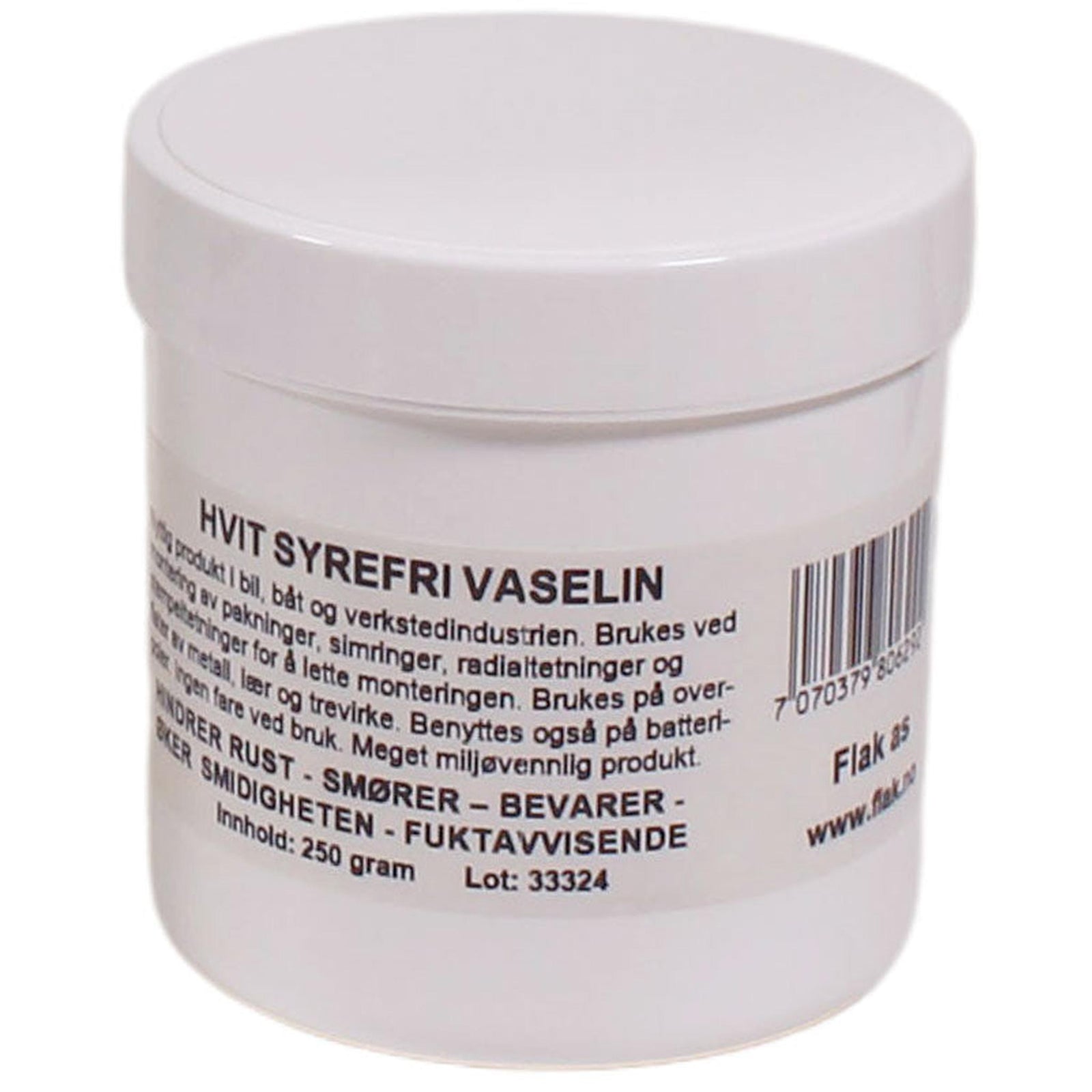 Vaselin Hvit Syrefri