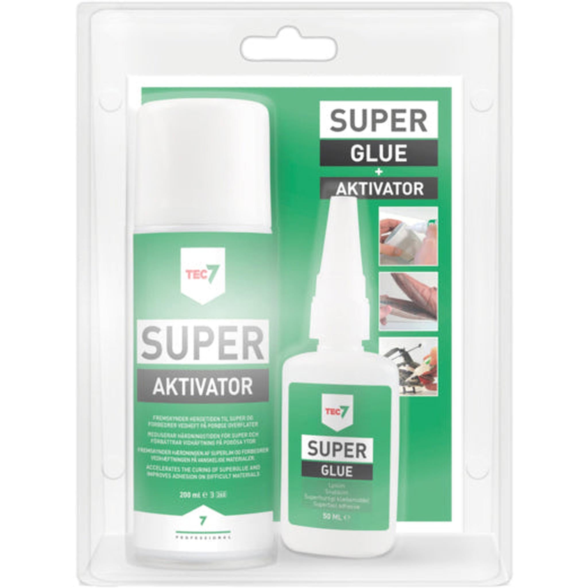 Tec7 Super Plus lynlim med aktivator