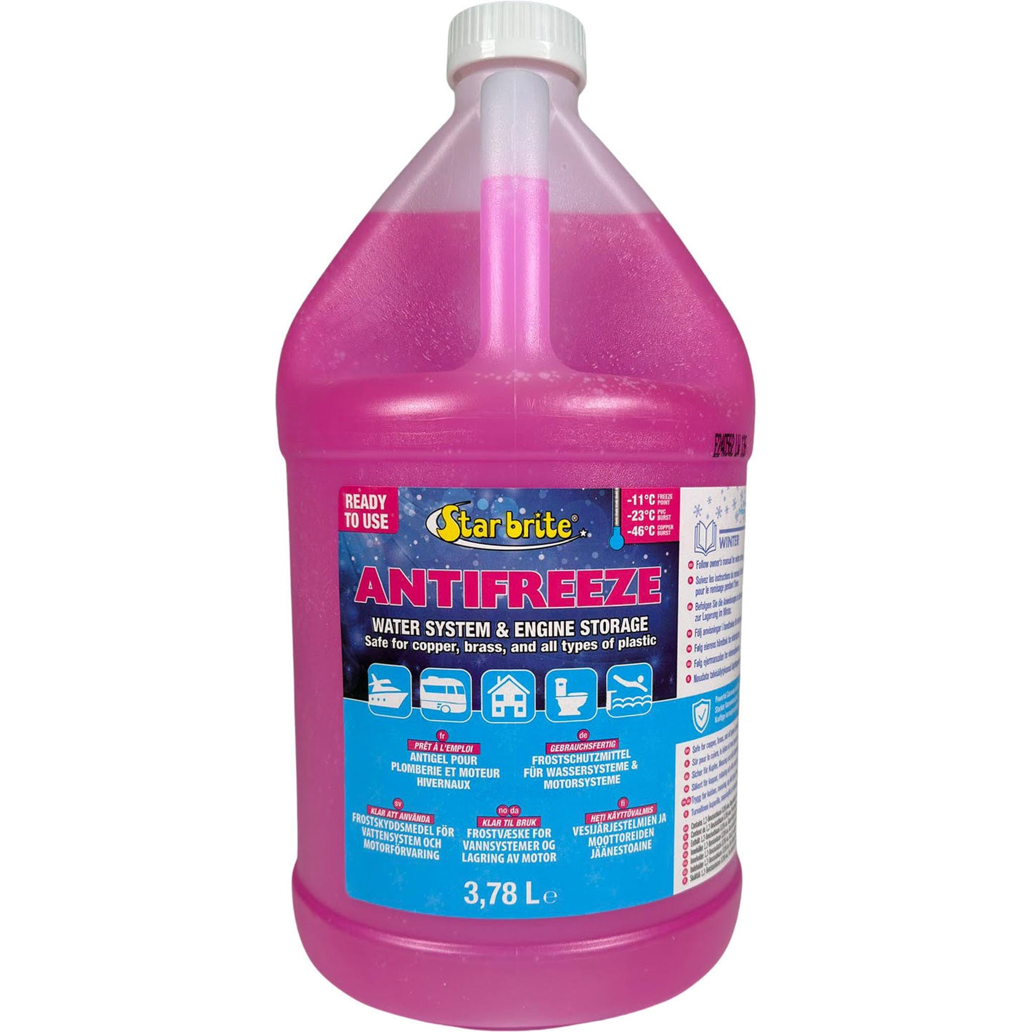 Star Brite Anti Freeze Frostvæske pink 3,78 l