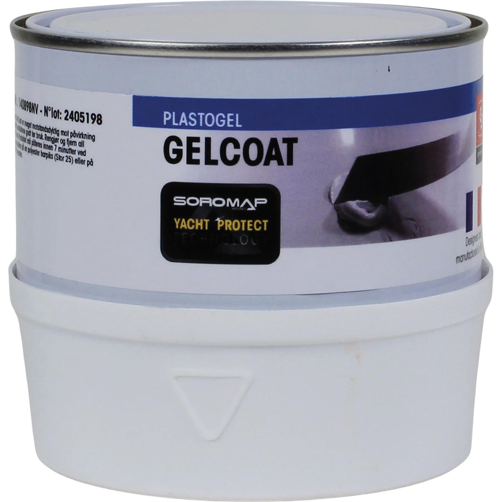 Soromap Plastogel gelcoat hvit